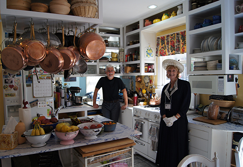 A clever update of a Victorian kitchen.  Martinez, CA